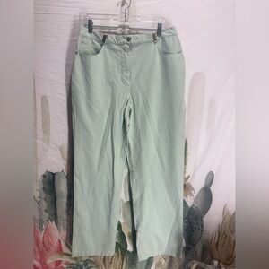 St. John Sport By Marie Gray Green Pants 🌵14